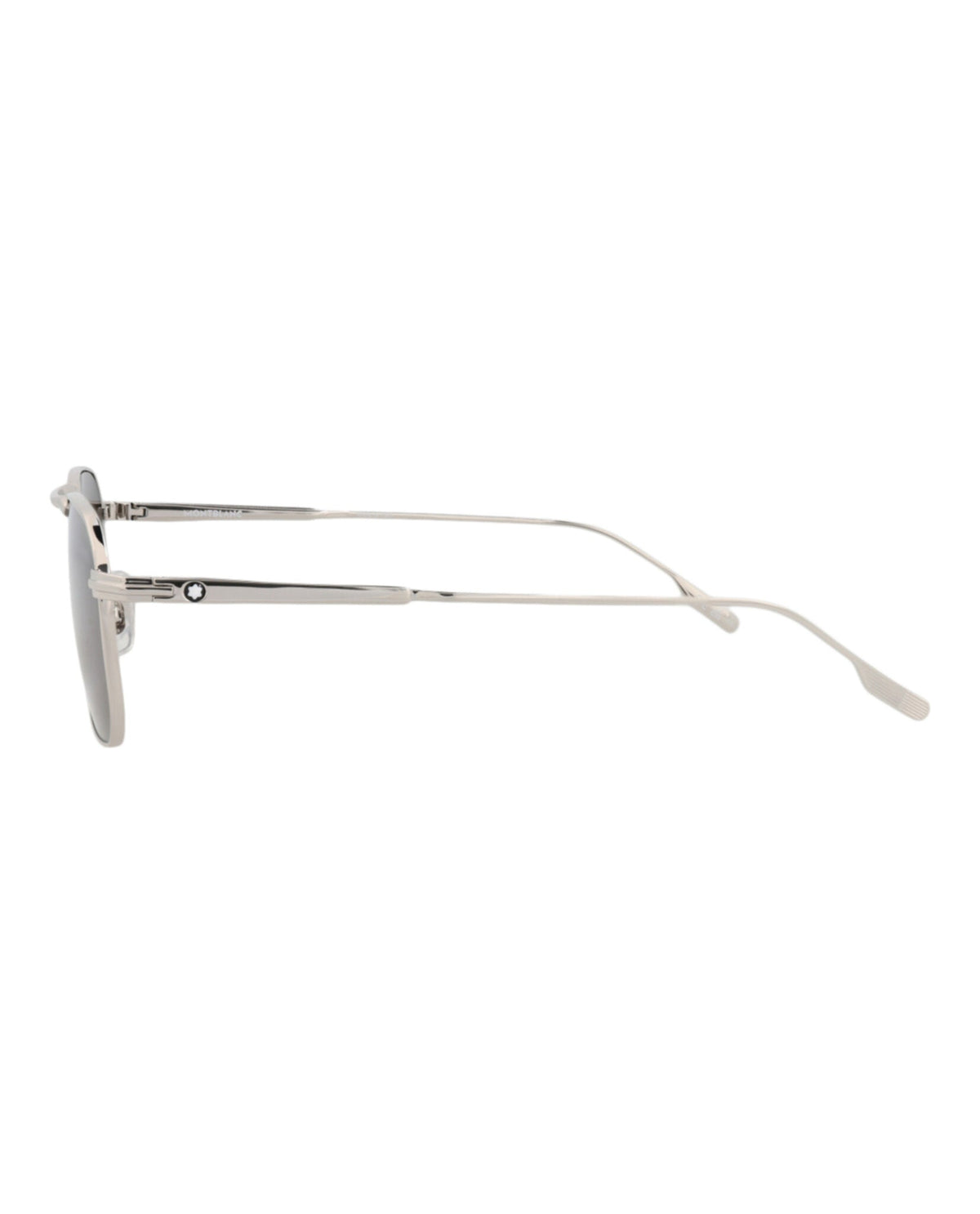 Montblanc Square-Frame Metal Sunglasses 'Grey/Silver'