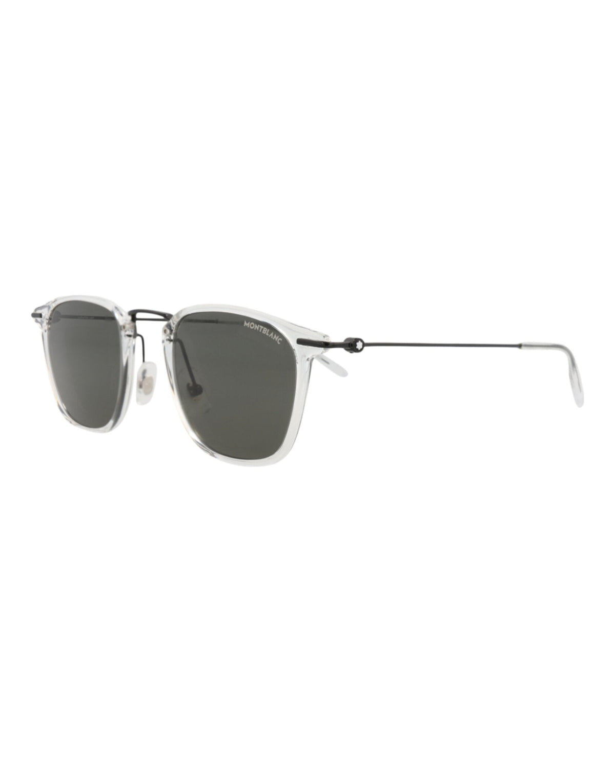 Montblanc Square-Frame Injection Sunglasses 'Black/Grey'