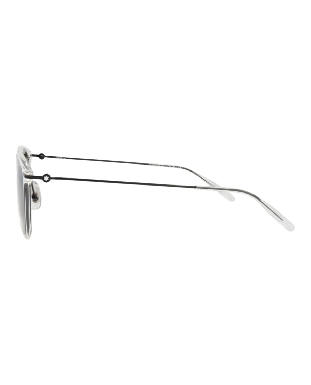 Montblanc Square-Frame Injection Sunglasses 'Black/Grey'