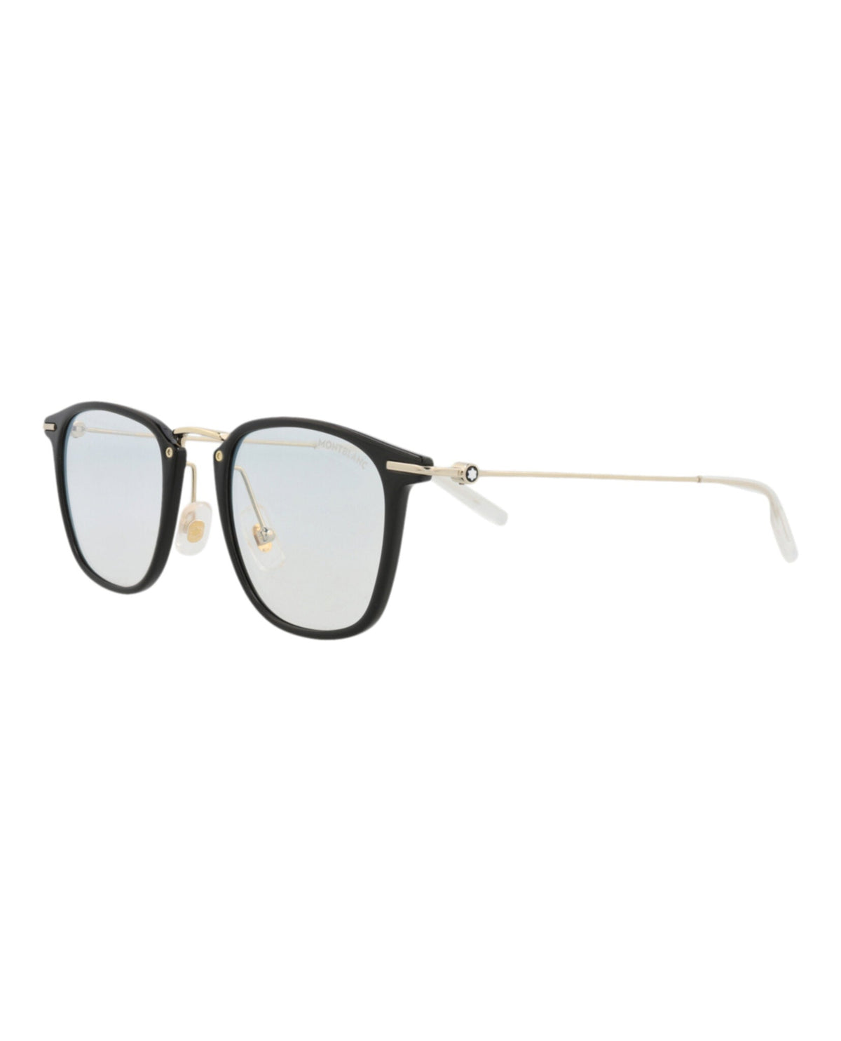 Montblanc Photochromic Square-Frame Injection Sunglasses 'Black/Gold'