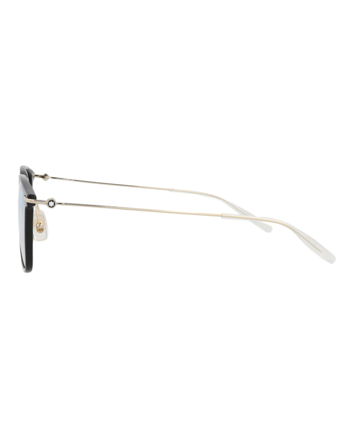 Montblanc Photochromic Square-Frame Injection Sunglasses 'Black/Gold'