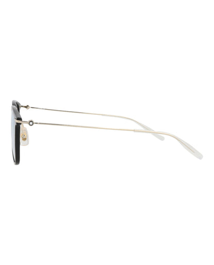 Montblanc Photochromic Square-Frame Injection Sunglasses 'Black/Gold'