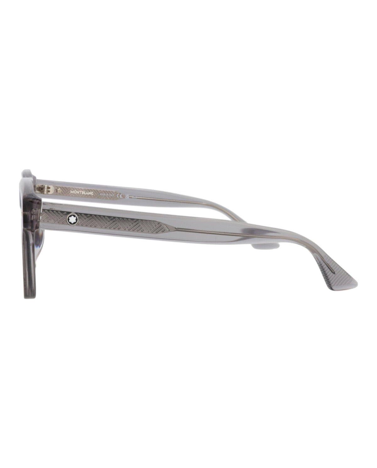 Montblanc Square-Frame Recycled Acetate Sunglasses 'Brown/Grey'