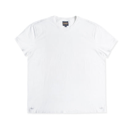 OTD Compact Jersey Crewneck Tee (White) - Mann