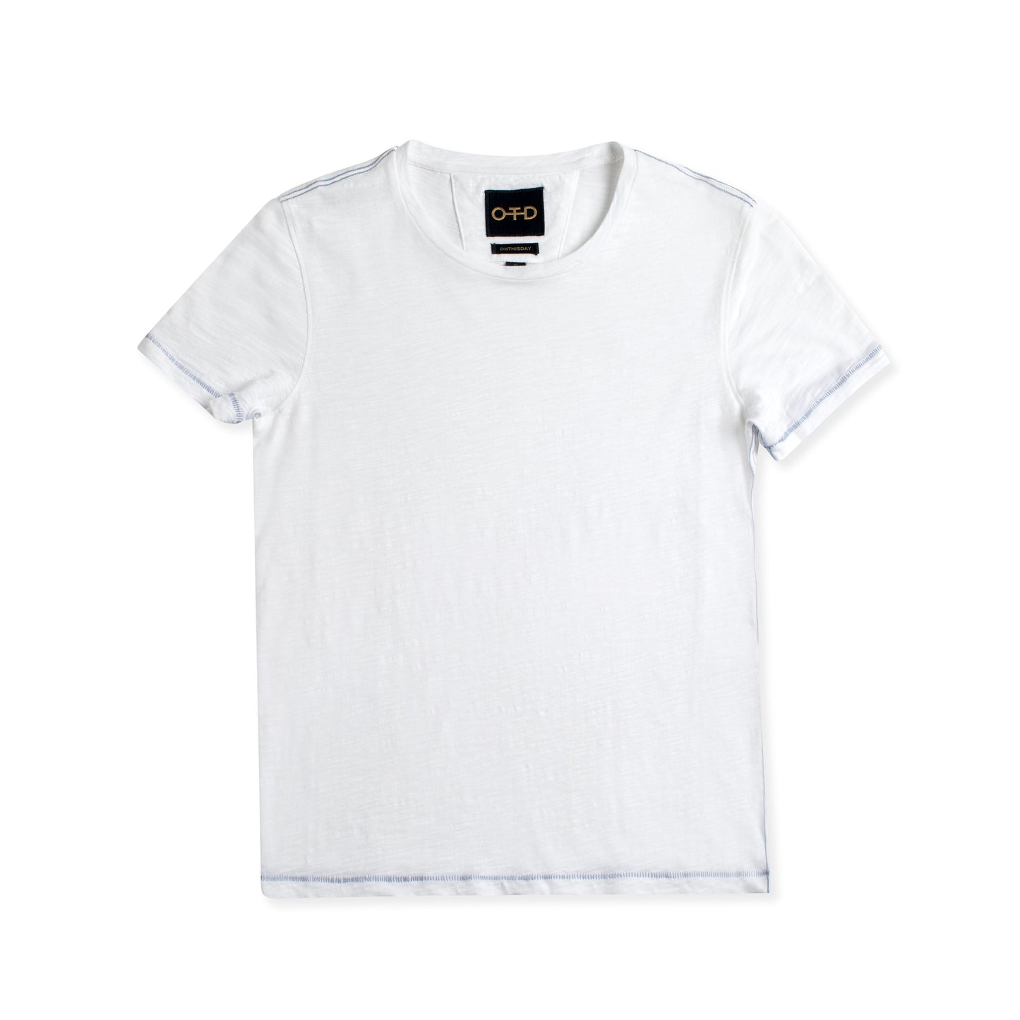 OTD Short Sleeve Crewneck Knit Tee (Chalk) - Mann