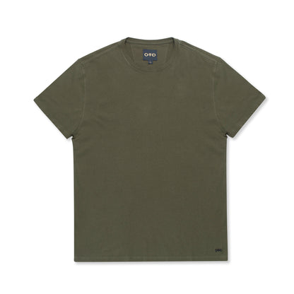 OTD Cotton-Jersey Tee (Olive) - Mann