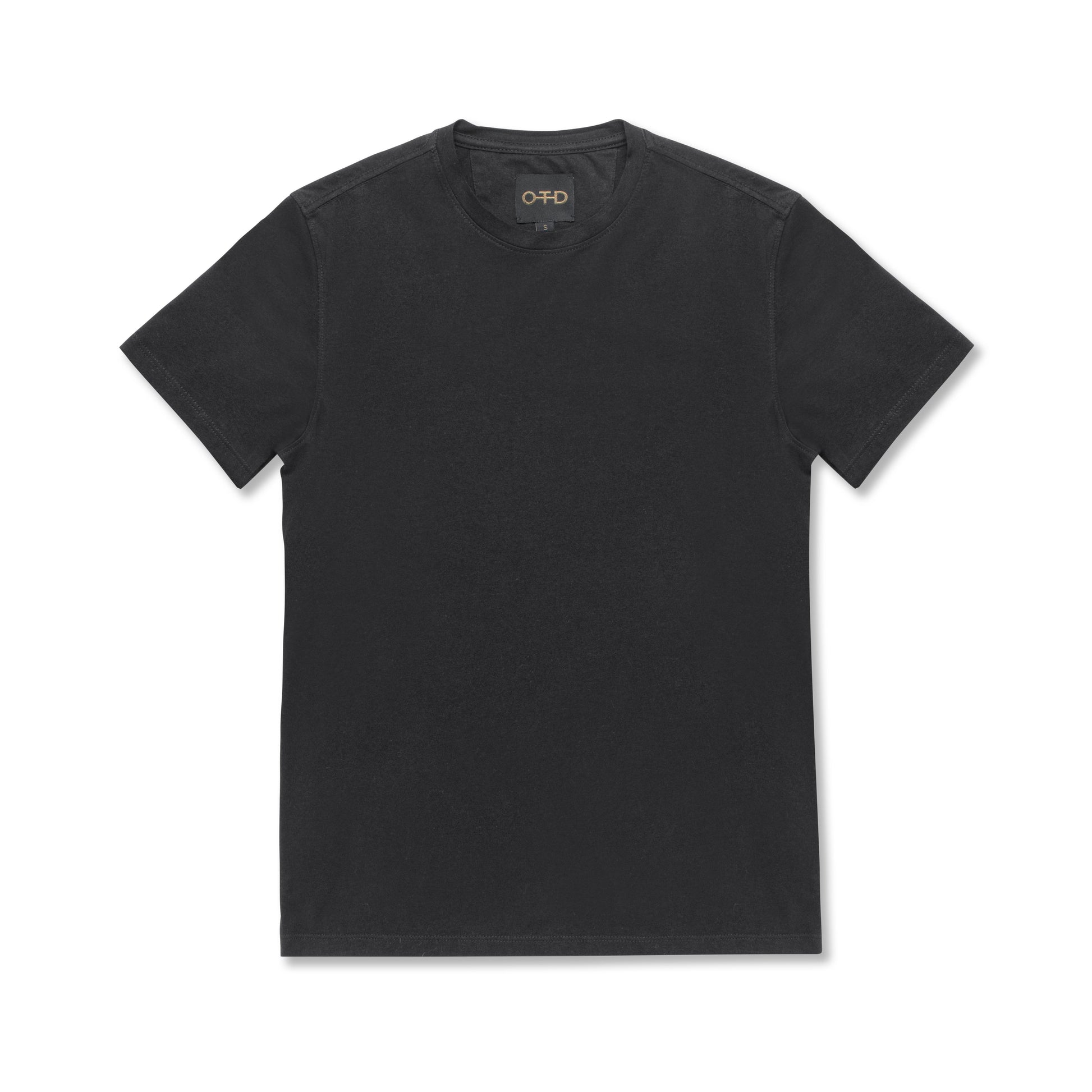 OTD Cotton-Jersey Tee (Black) - Mann