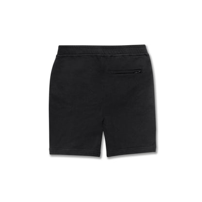 OTD Knit Sweat Short With Pocket Stripe Detail (Black) - Mann