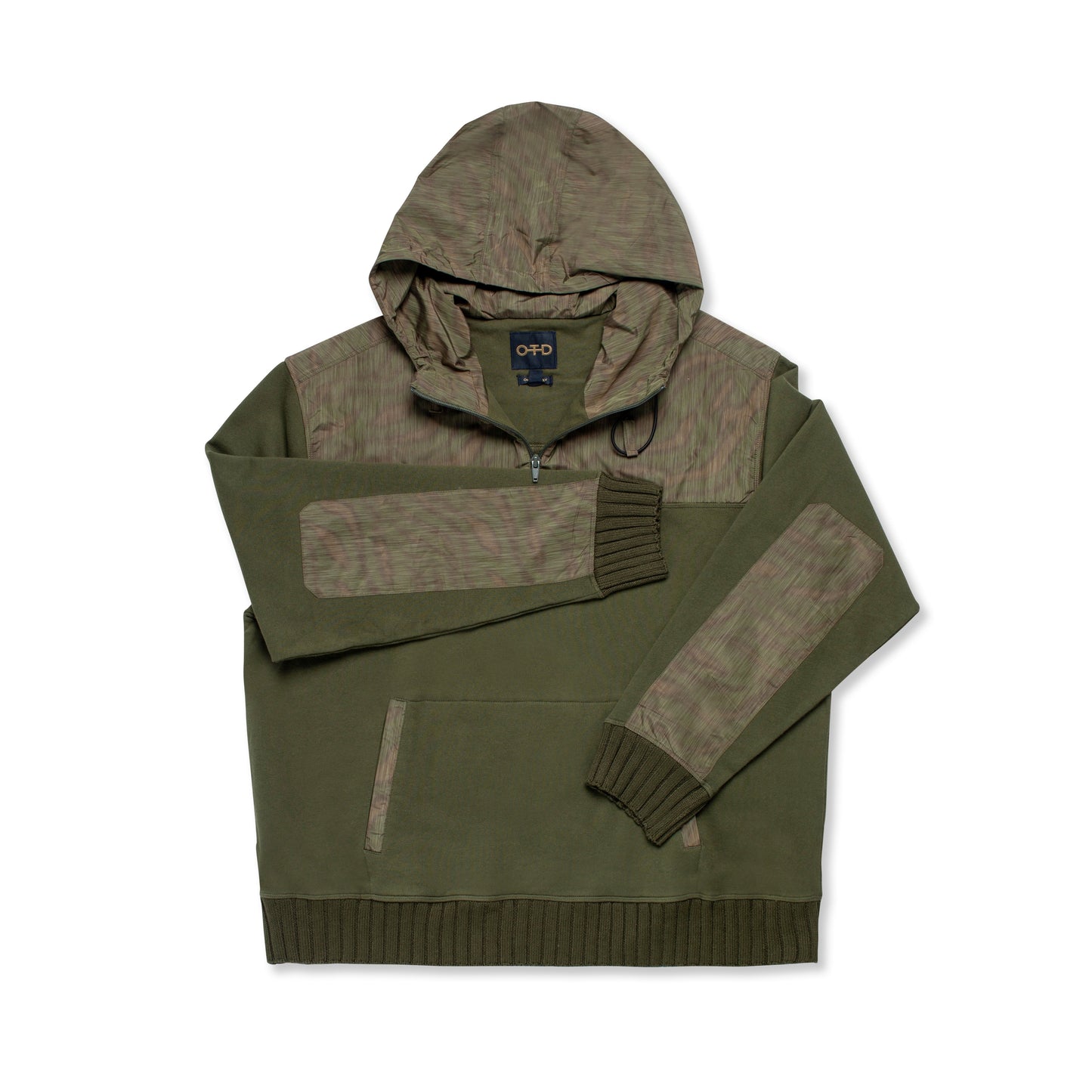 OTD Off Duty Half-Zip Hoodie - Mann