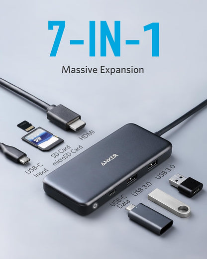 Anker 341 USB-C Hub (7-in-1) - Mann