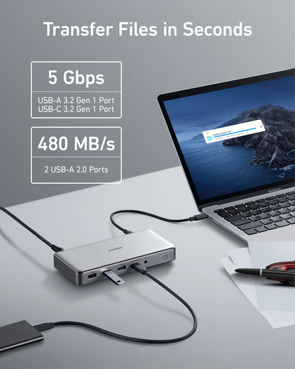 Anker 563 USB-C Docking Station (10-in-1) - Mann