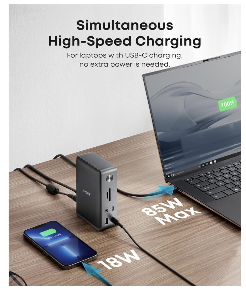 Anker 575 USB-C Docking Station (13-in-1) - Mann