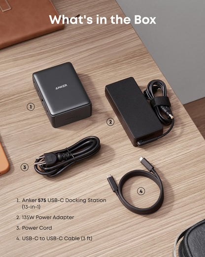 Anker 575 USB-C Docking Station (13-in-1) - Mann