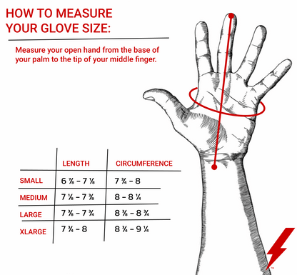 Byrd Golf Glove ∞ White/Red