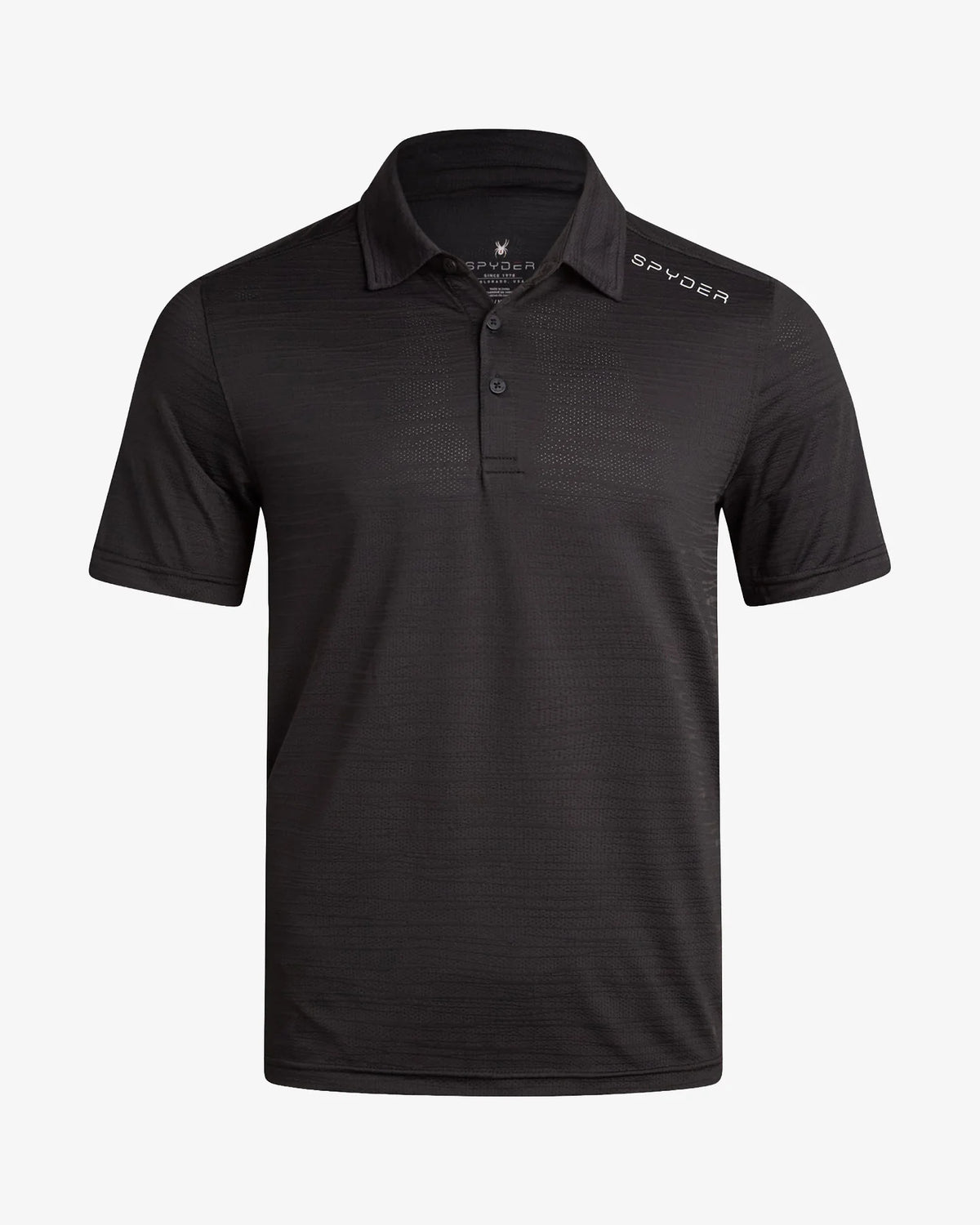 Spyder Short Sleeve Jacquard Polo