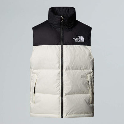 The North Face 1996 Retro Nuptse Vest 'White Dune/TNF Black'