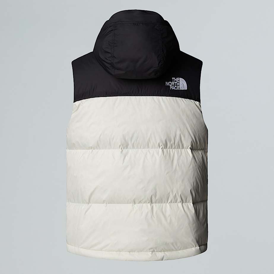 The North Face 1996 Retro Nuptse Vest 'White Dune/TNF Black'