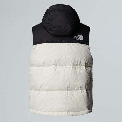 The North Face 1996 Retro Nuptse Vest 'White Dune/TNF Black'