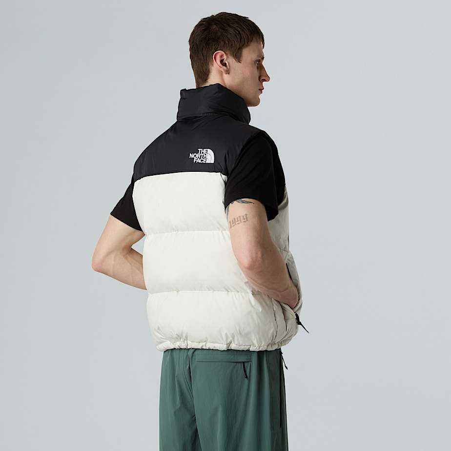 The North Face 1996 Retro Nuptse Vest 'White Dune/TNF Black'