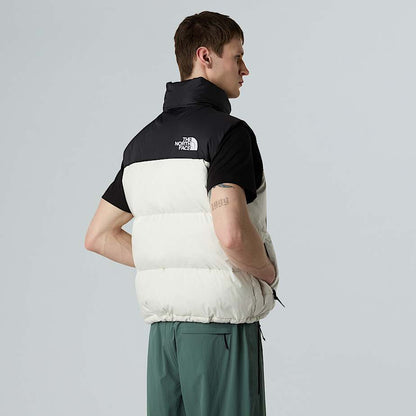 The North Face 1996 Retro Nuptse Vest 'White Dune/TNF Black'