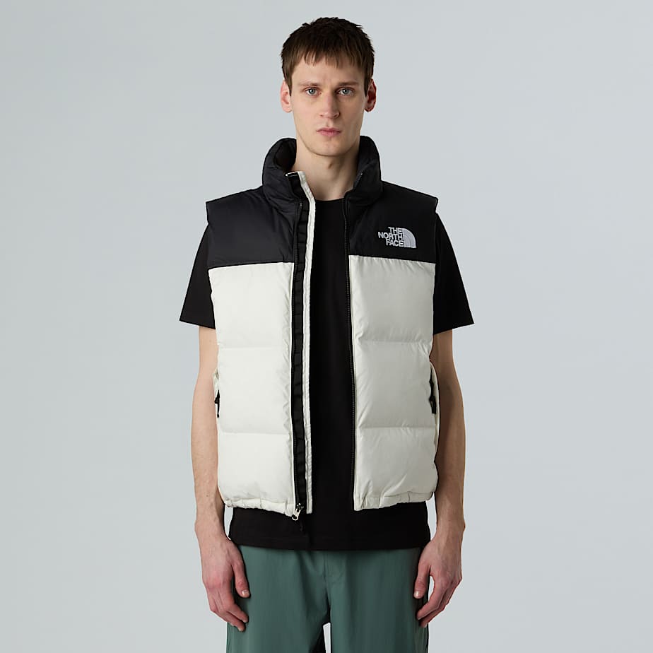 The North Face 1996 Retro Nuptse Vest 'White Dune/TNF Black'