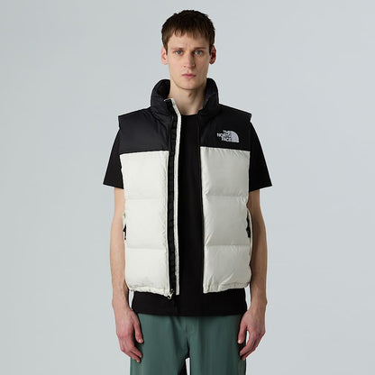 The North Face 1996 Retro Nuptse Vest 'White Dune/TNF Black'