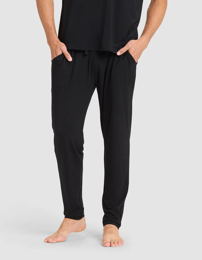 Cozy Earth Bamboo Stretch-Knit Short Sleeve Tee & Pant Pajama Set