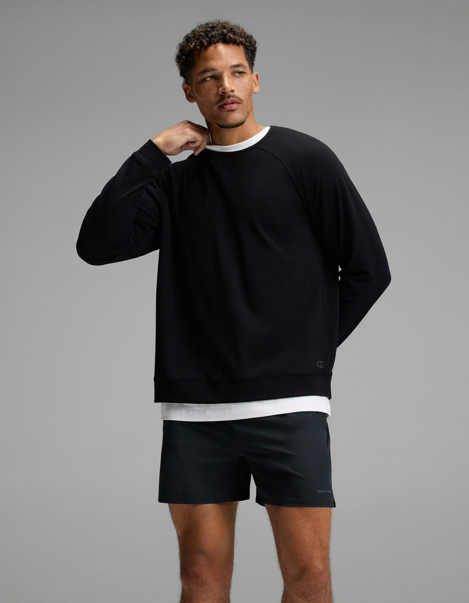 Cozy Earth Brushed Bamboo Pullover Crew