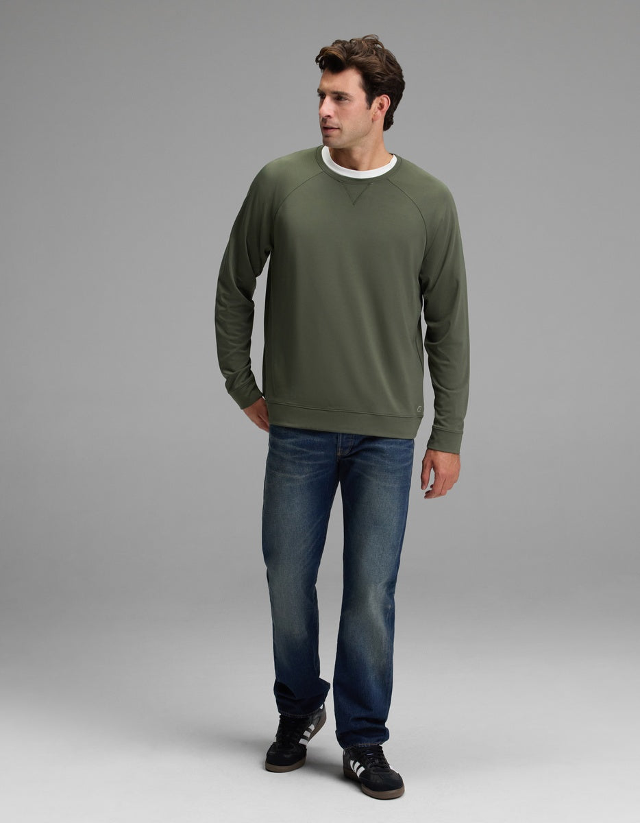 Cozy Earth Brushed Bamboo Pullover Crew
