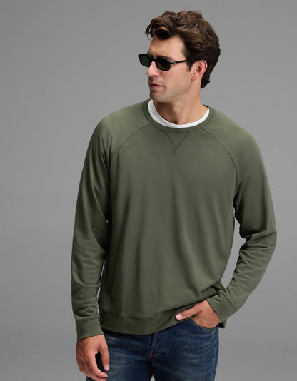 Cozy Earth Brushed Bamboo Pullover Crew