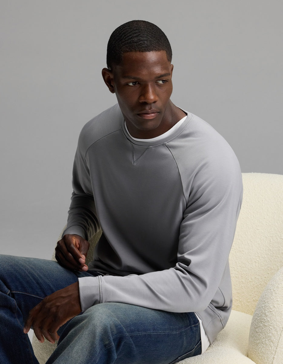 Cozy Earth Brushed Bamboo Pullover Crew