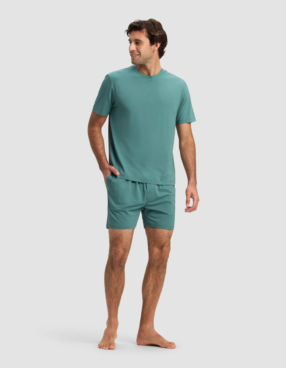 Cozy Earth First Layer Pajama Short Sleeve Tee & Short Set
