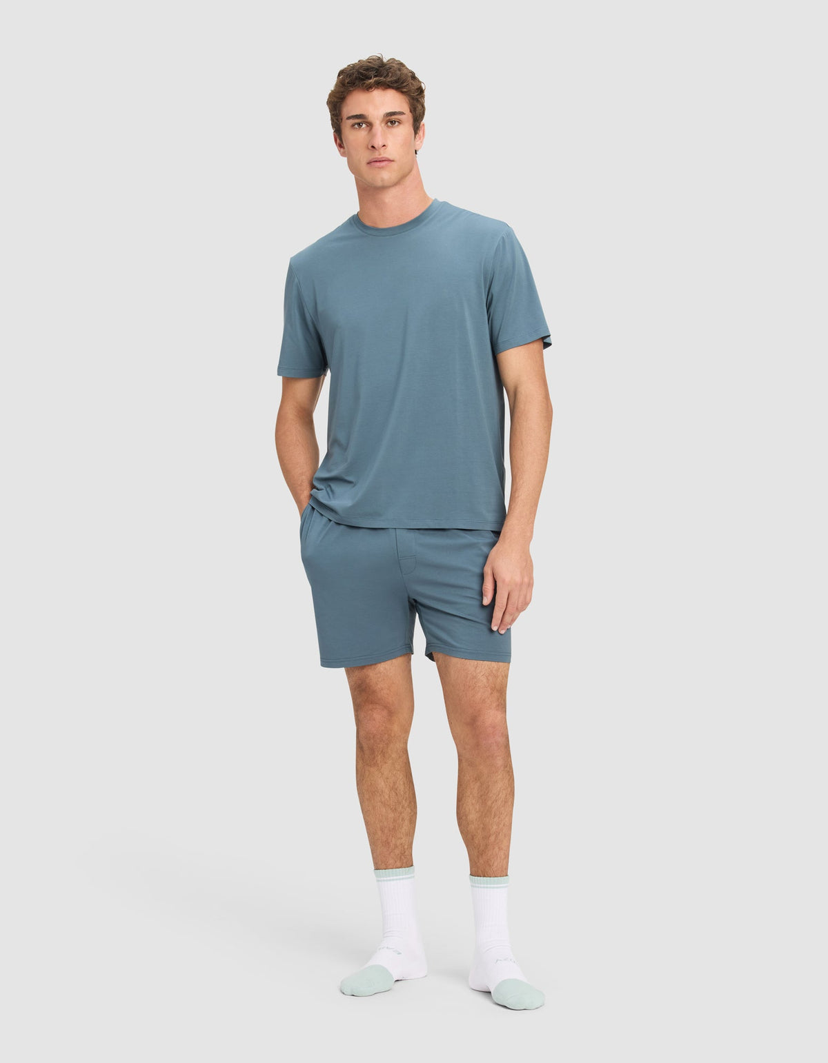 Cozy Earth First Layer Pajama Short Sleeve Tee & Short Set