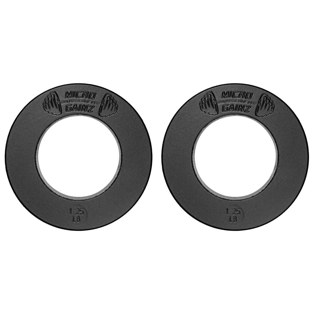 Micro Gainz Olympic Size Fractional Weight Plates Pair of 1.25LB Plates