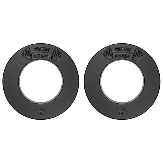 Micro Gainz Olympic Size Fractional Weight Plates Pair of 1.25LB Plates