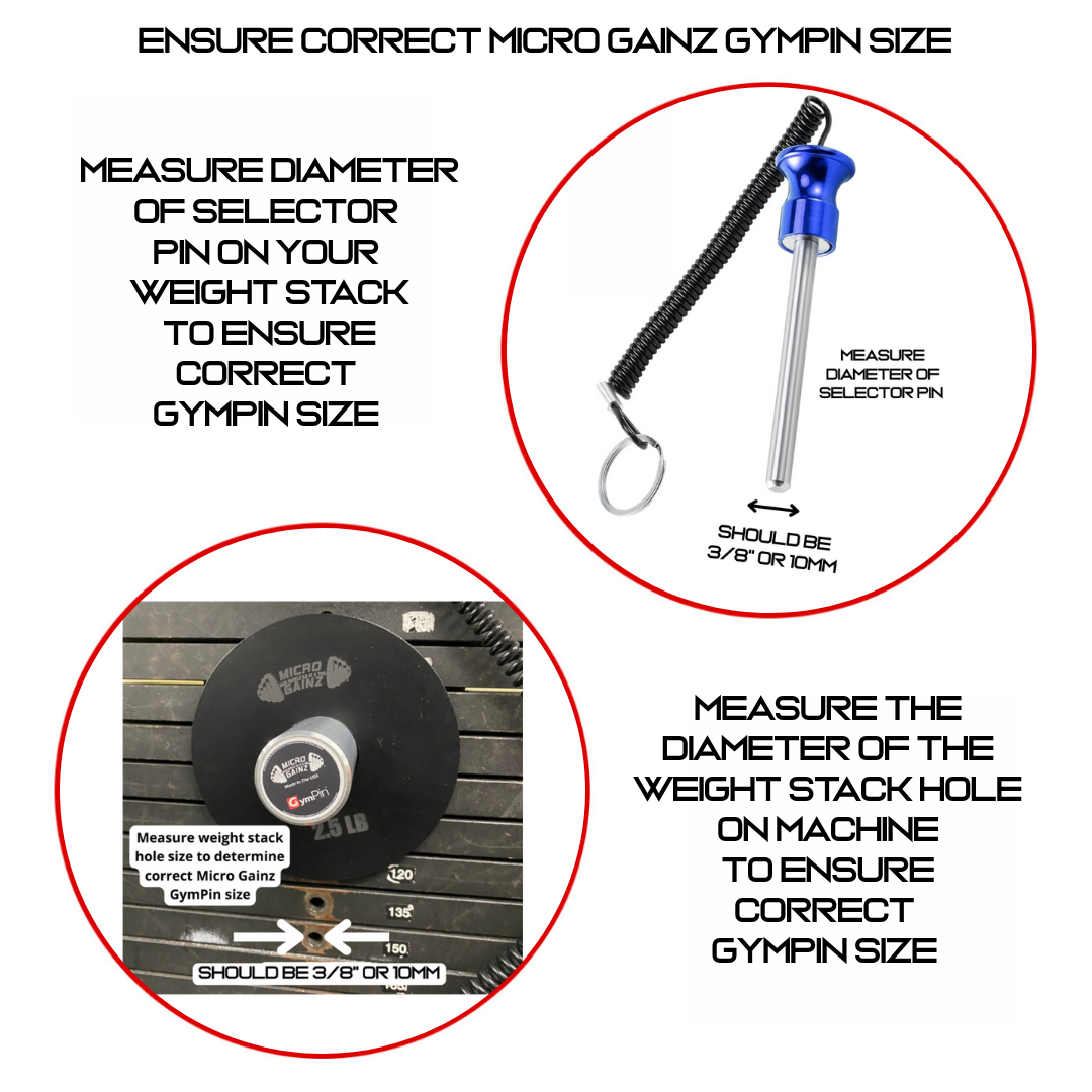 Micro Gainz GymPin (3" Length)