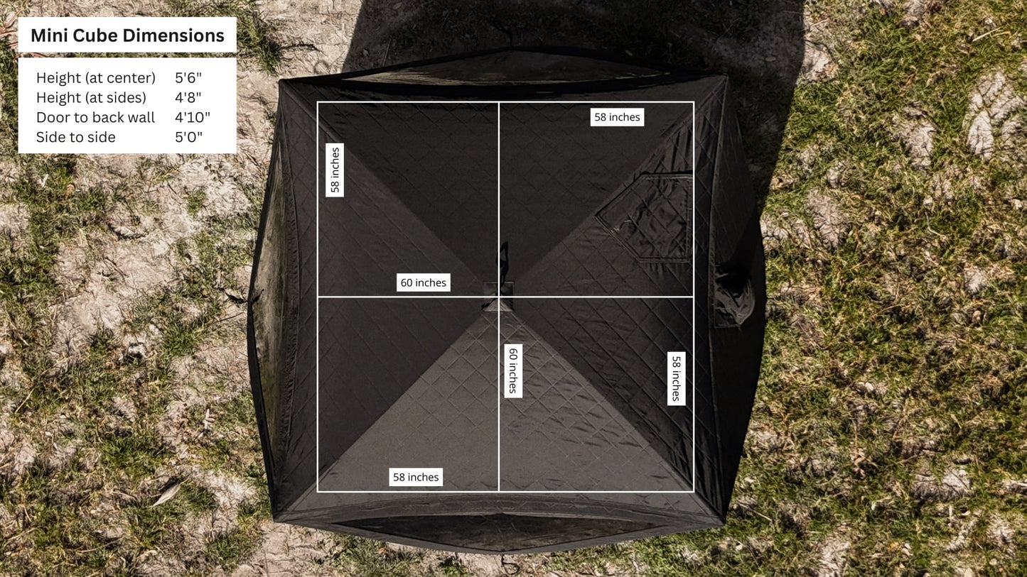 NSS Mini Cube Sauna Tent (2-person; tent only) - Mann