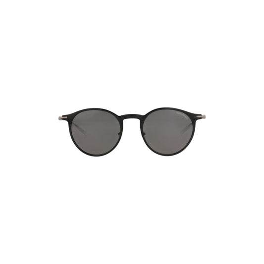 Montblanc Round-Frame Injection Sunglasses 'Black/Grey'
