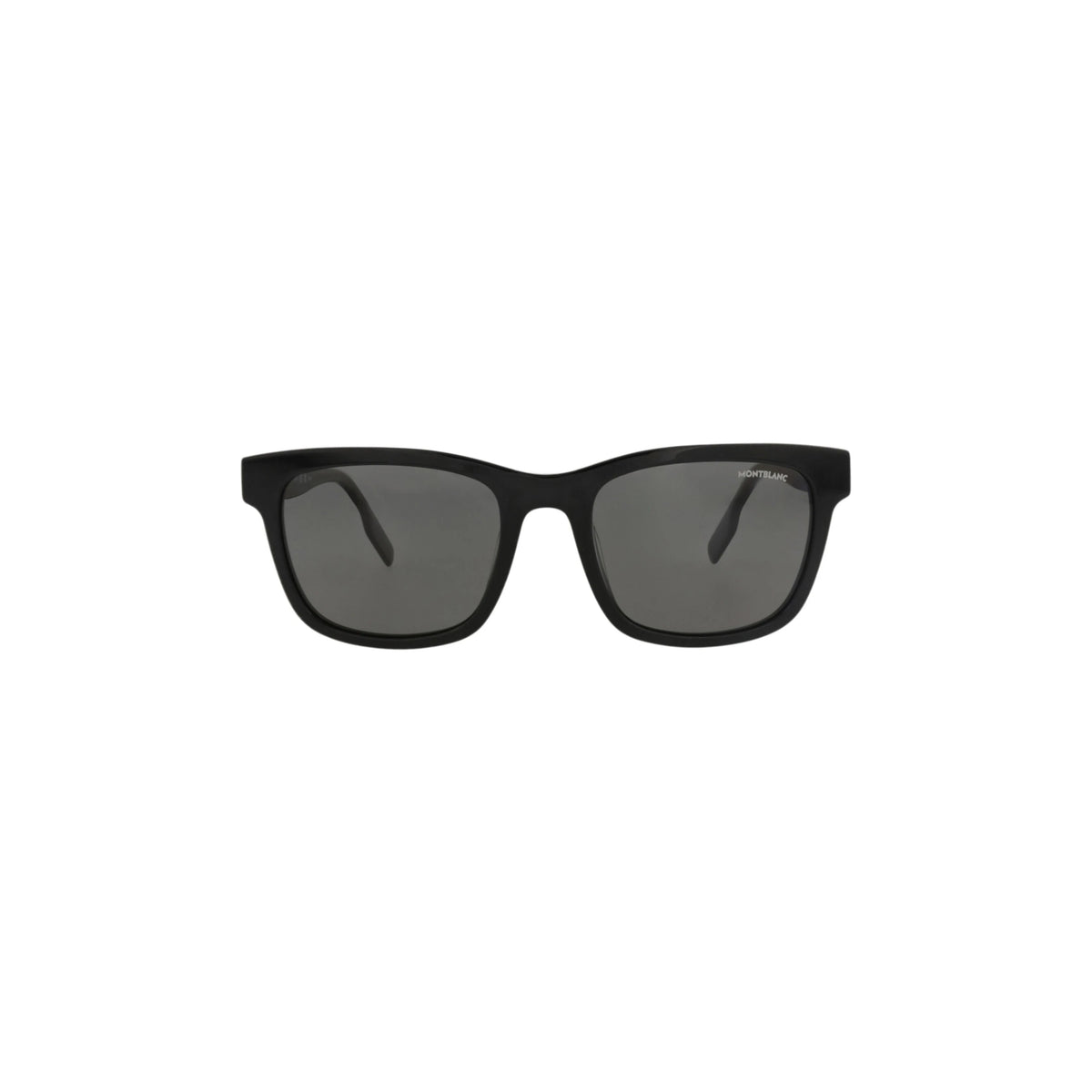 Montblanc Square-Frame Acetate Sunglasses 'Black/Grey'