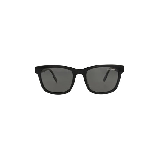 Montblanc Square-Frame Acetate Sunglasses 'Black/Grey'