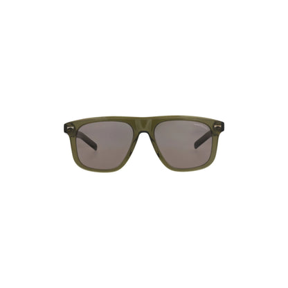 Montblanc Square-Frame Acetate Sunglasses 'Brown/Green'