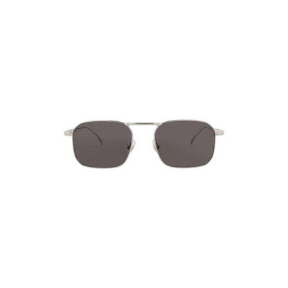 Montblanc Square-Frame Metal Sunglasses 'Grey/Silver'