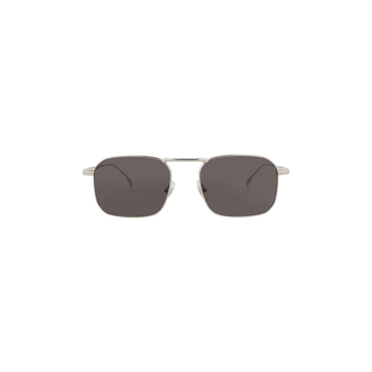 Montblanc Square-Frame Metal Sunglasses 'Grey/Silver'