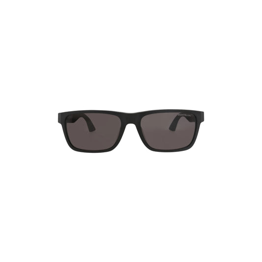 Montblanc Square-Frame Recycled Acetate Sunglasses 'Black/Grey'
