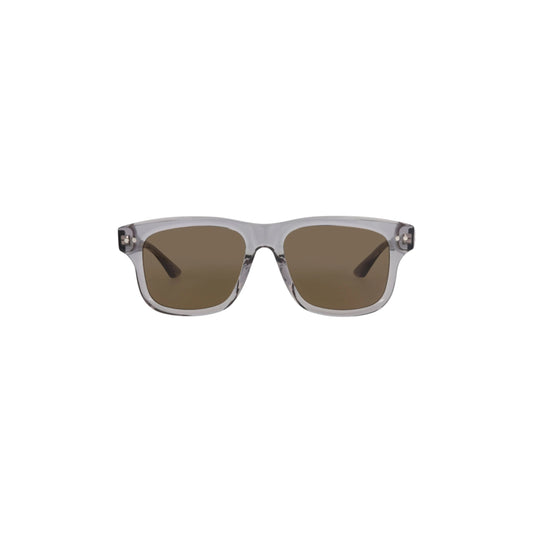 Montblanc Square-Frame Recycled Acetate Sunglasses 'Brown/Grey'