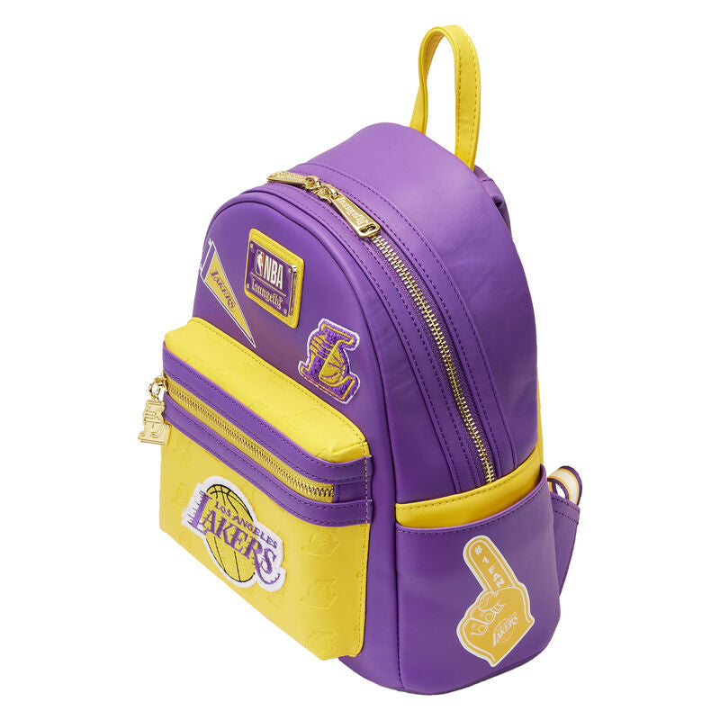 Los Angeles Lakers - NBA Patch Icons Mini Backpack - Mann