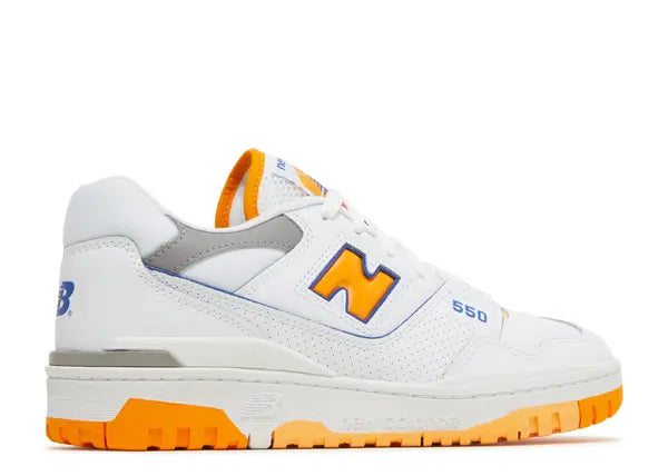 Size 12M New Balance 550 'Lakers Pack - Vibrant Orange'