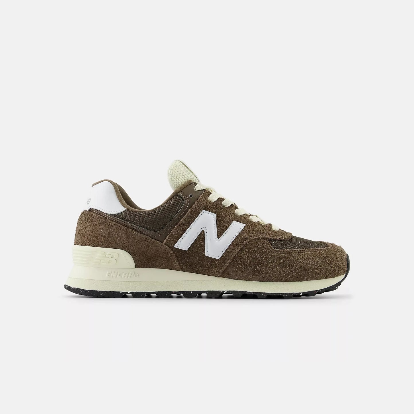 Size 9M New Balance 574 'Dark Mushroom'