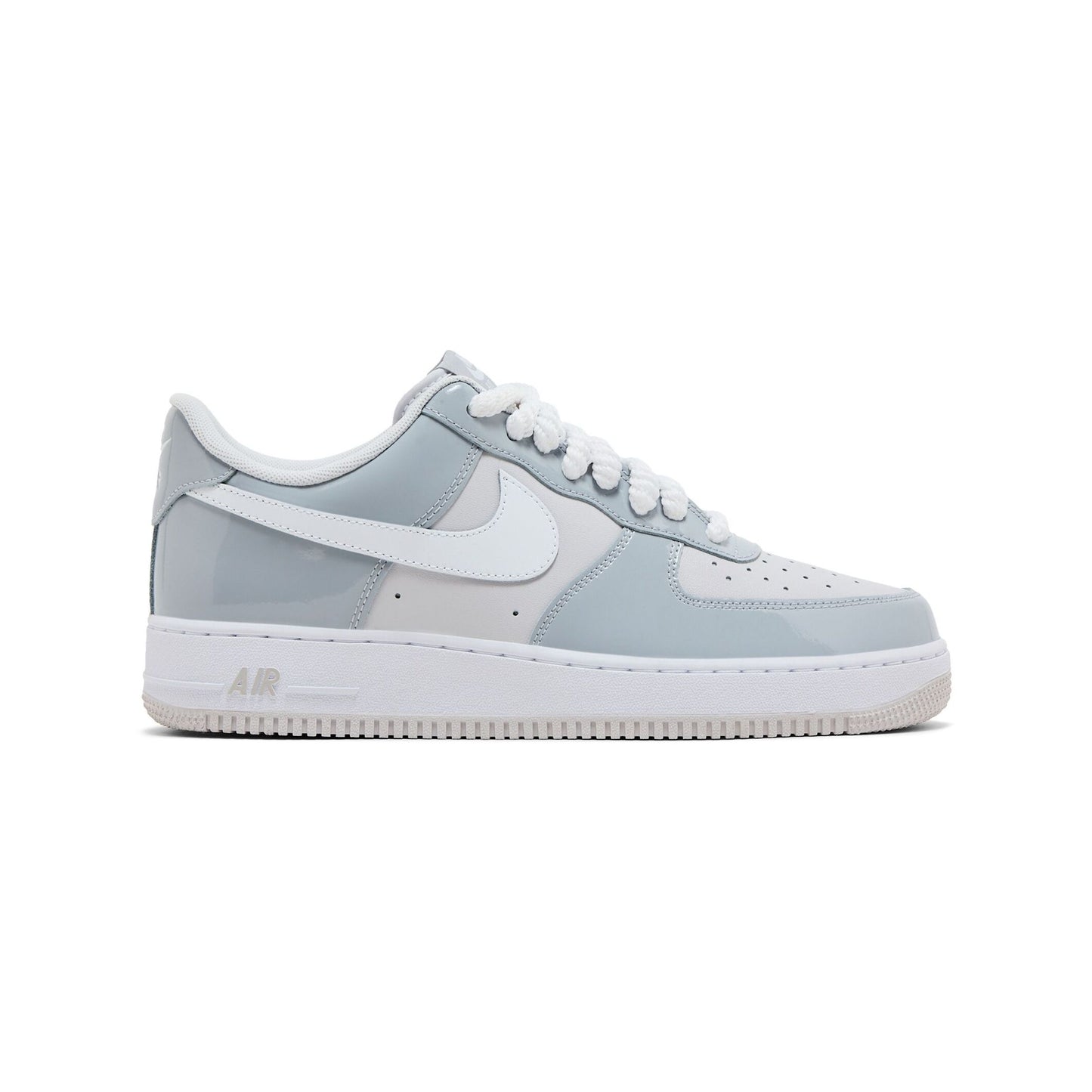 Size 13M Nike Air Force 1 '07 LV8 'Wolf Grey Patent'