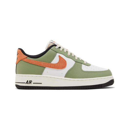 Size 13M Nike Air Force 1 '07 'Oil Green Orange'